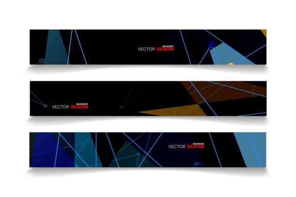 Modern Rectangular Web Banner Triangle: A Versatile Design Tool for Digital Projects