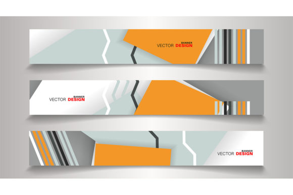 Rectangle Web Banner Geometric Shape